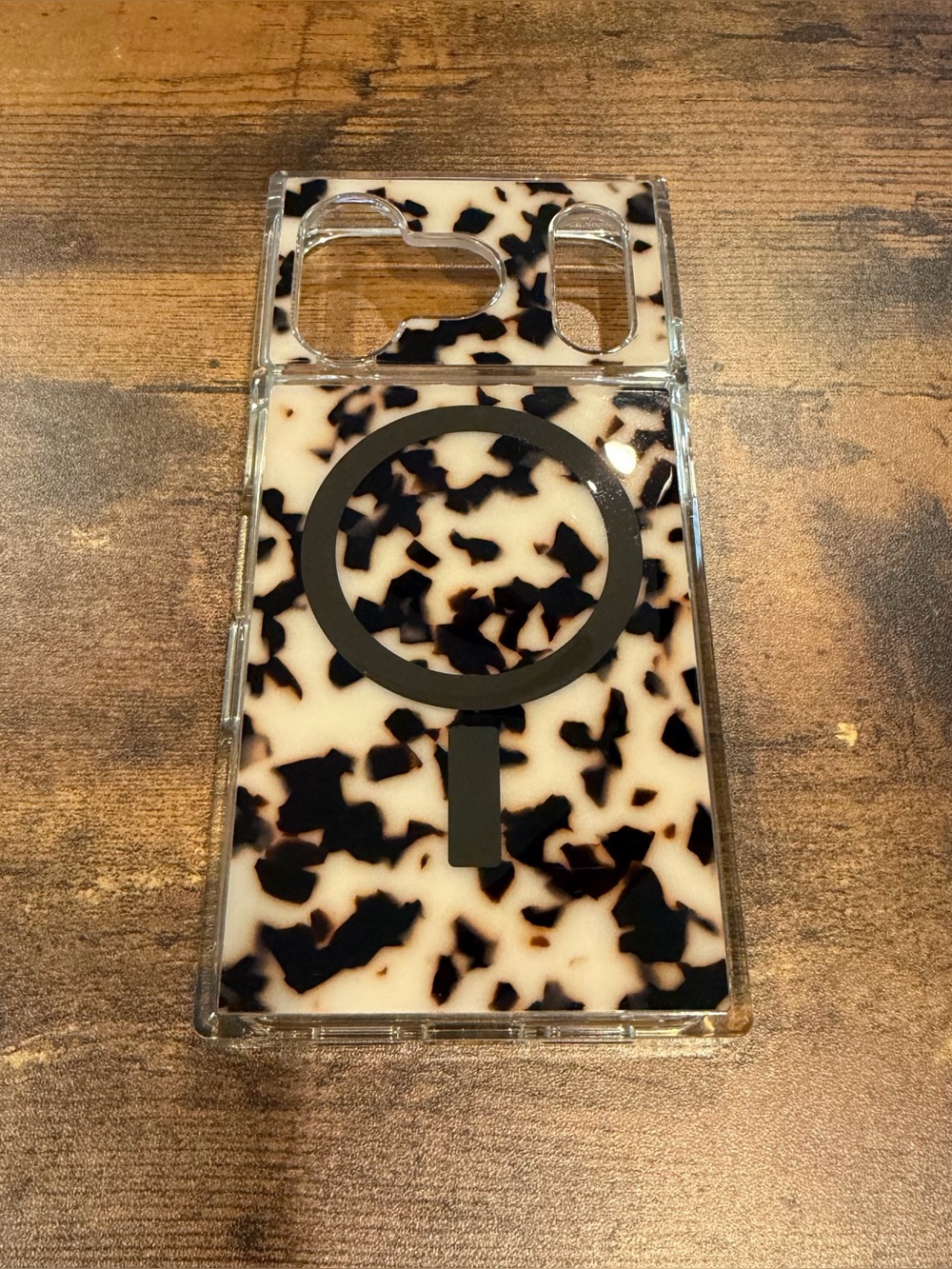 FLAUNT iPhone 17 Pro Square MagSafe Case - Blonde Tortoise